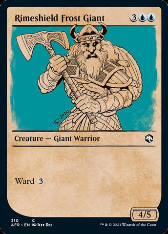 Rimeshield Frost Giant (Showcase) [Dungeons & Dragons: Adventures in the Forgotten Realms] - The Mythic Store | 24h Order Processing