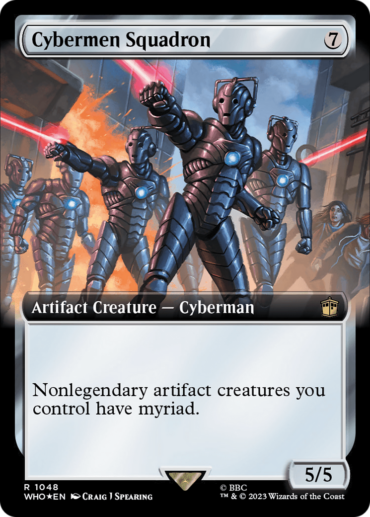 Cybermen Squadron (Extended Art) (Surge Foil) [Doctor Who] - The Mythic Store | 24h Order Processing