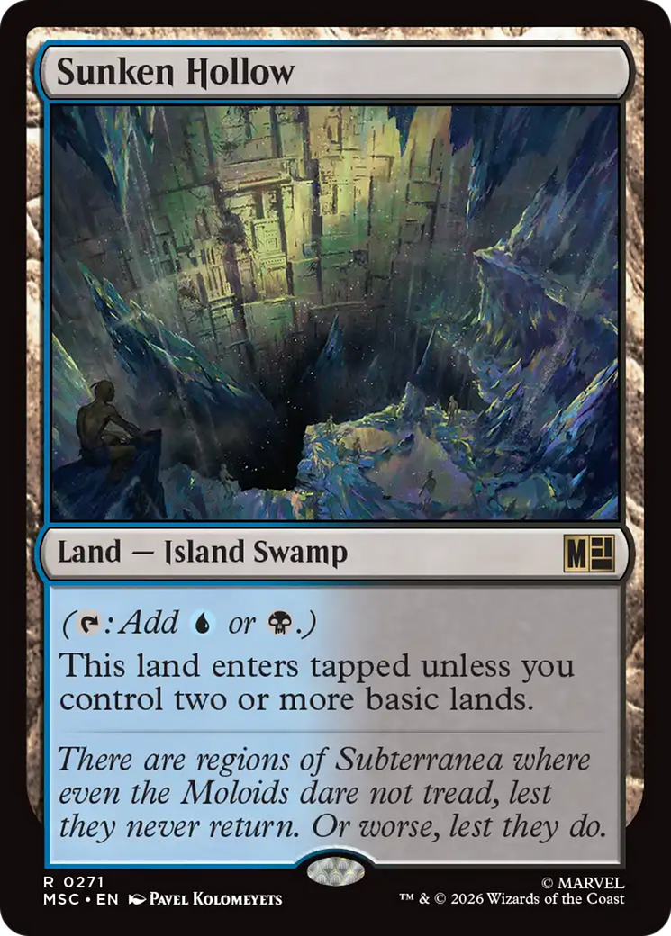 Sunken Hollow (Surge Foil) [Marvel Super Heroes Commander] - The Mythic Store | 24h Order Processing