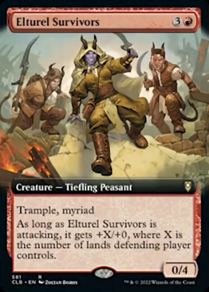 Elturel Survivors (Extended Art) [Commander Legends: Battle for Baldur's Gate] - The Mythic Store | 24h Order Processing