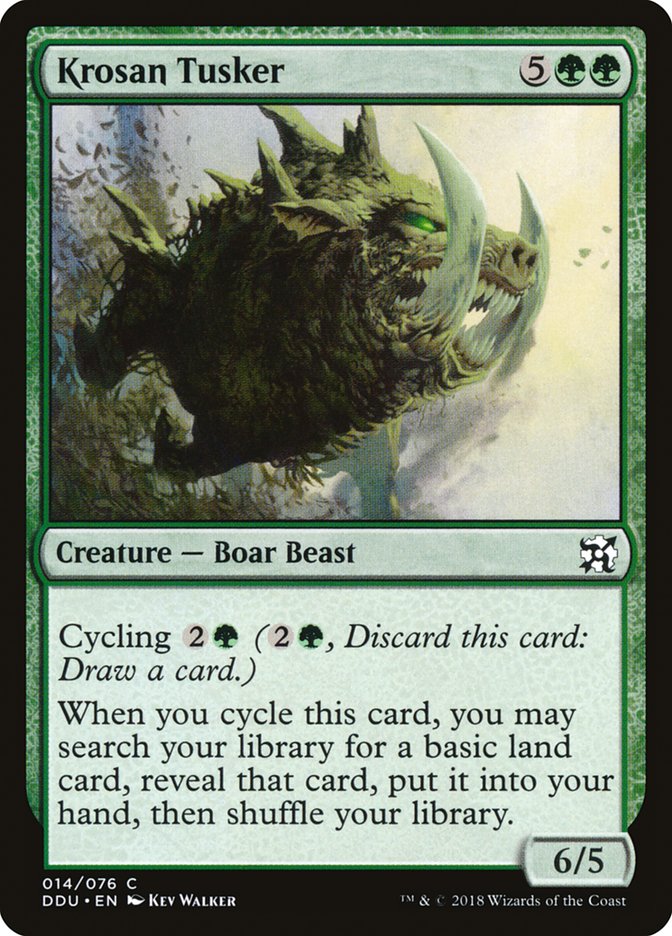 Krosan Tusker [Duel Decks: Elves vs. Inventors] - The Mythic Store | 24h Order Processing
