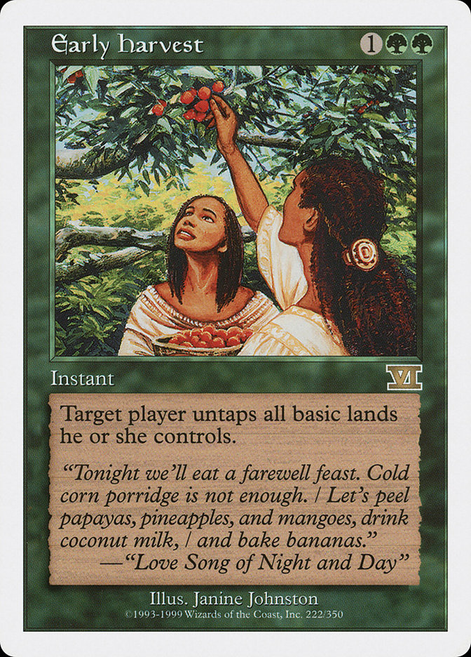 Early Harvest [Classic Sixth Edition] - The Mythic Store | 24h Order Processing