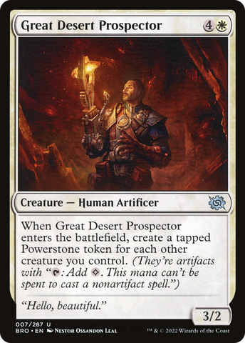 Great Desert Prospector [The Brothers' War] - The Mythic Store | 24h Order Processing