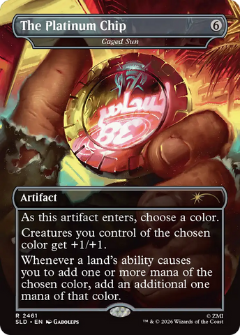 The Platinum Chip - Caged Sun [Secret Lair Drop Series] - The Mythic Store | 24h Order Processing