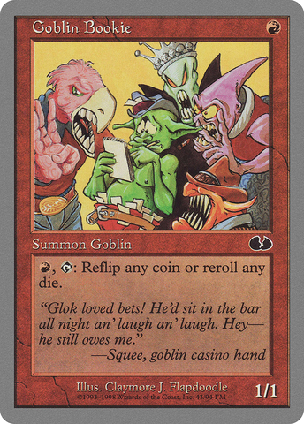 Goblin Bookie [Unglued] - The Mythic Store | 24h Order Processing