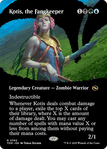 Kotis, the Fangkeeper (Borderless) [Tarkir: Dragonstorm] - The Mythic Store | 24h Order Processing