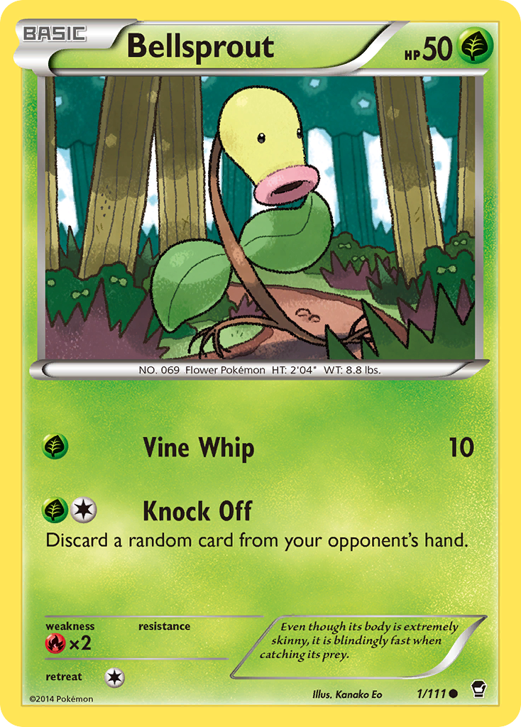 Bellsprout (1/111) [XY: Furious Fists] - The Mythic Store | 24h Order Processing