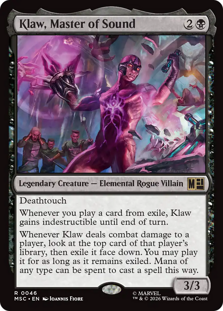 Klaw, Master of Sound [Marvel Super Heroes Commander] - The Mythic Store | 24h Order Processing