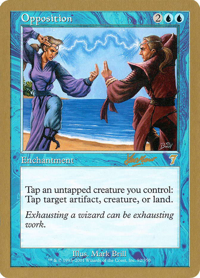 Opposition (Sim Han How) [World Championship Decks 2002] - The Mythic Store | 24h Order Processing