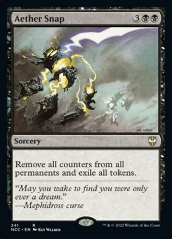 Aether Snap [Streets of New Capenna Commander] - The Mythic Store | 24h Order Processing