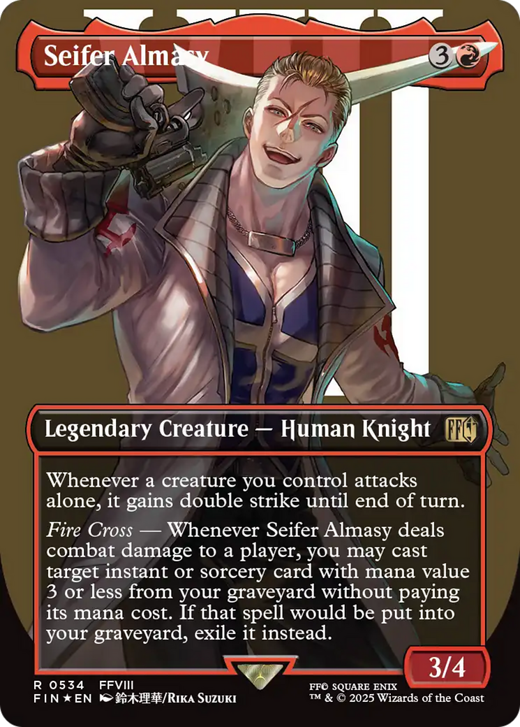 Seifer Almasy (Borderless) (Surge Foil) [FINAL FANTASY] - The Mythic Store | 24h Order Processing