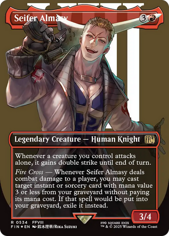 Seifer Almasy (Borderless) (Surge Foil) [FINAL FANTASY] - The Mythic Store | 24h Order Processing