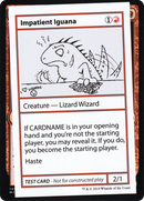 Impatient Iguana (2021 Edition) [Mystery Booster Playtest Cards] - The Mythic Store | 24h Order Processing
