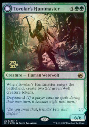 Tovolar's Huntmaster // Tovolar's Packleader [Innistrad: Midnight Hunt Prerelease Promos] - The Mythic Store | 24h Order Processing