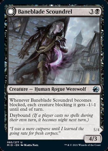 Baneblade Scoundrel // Baneclaw Marauder [Innistrad: Midnight Hunt] - The Mythic Store | 24h Order Processing