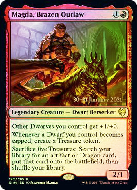 Magda, Brazen Outlaw [Kaldheim Prerelease Promos] - The Mythic Store | 24h Order Processing