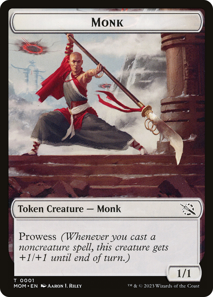 Monk // Spirit (14) Double-Sided Token [March of the Machine Tokens] - The Mythic Store | 24h Order Processing