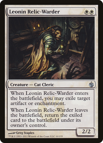 Leonin Relic-Warder [Mirrodin Besieged] - The Mythic Store | 24h Order Processing