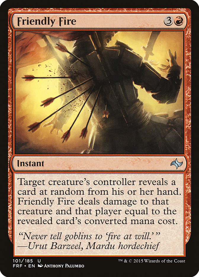 Friendly Fire [Fate Reforged] - The Mythic Store | 24h Order Processing