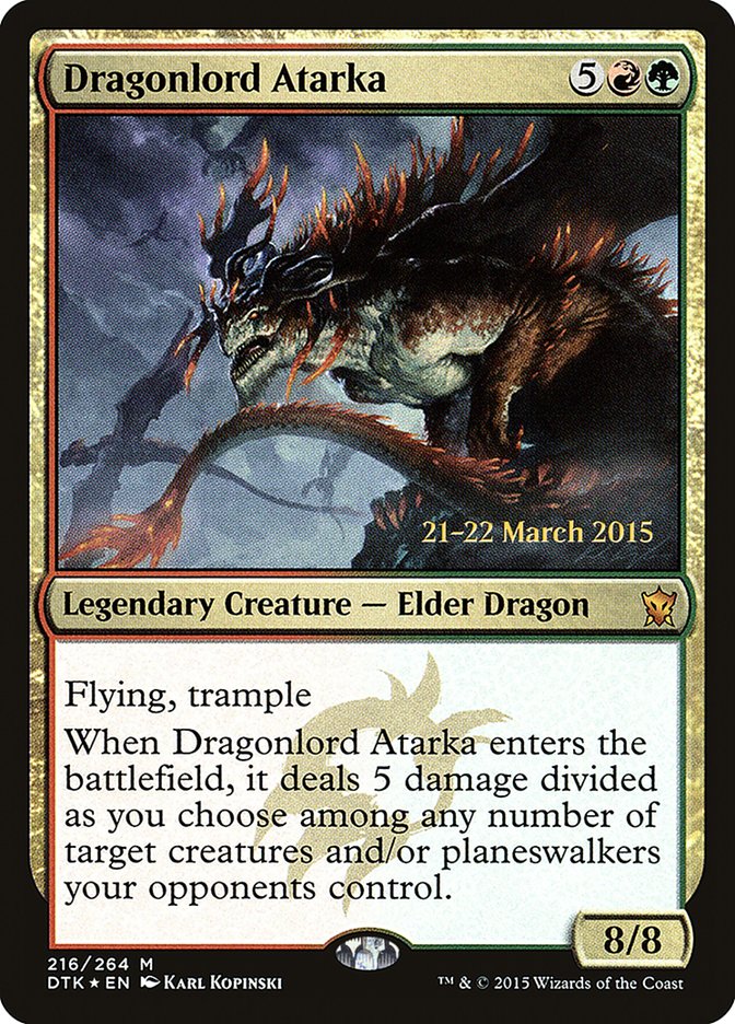 Dragonlord Atarka [Dragons of Tarkir Prerelease Promos] - The Mythic Store | 24h Order Processing
