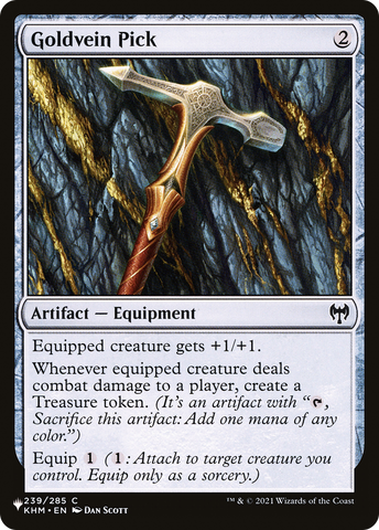 Goldvein Pick [The List] - The Mythic Store | 24h Order Processing