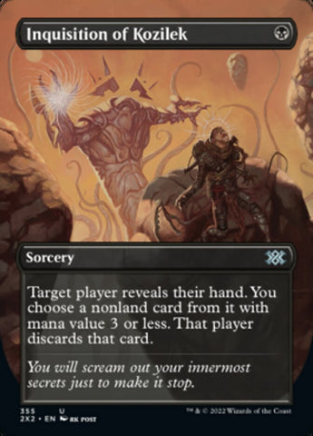 Inquisition of Kozilek (Borderless Alternate Art) [Double Masters 2022] - The Mythic Store | 24h Order Processing