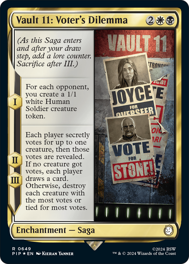 Vault 11: Voter's Dilemna (Surge Foil) [Fallout] - The Mythic Store | 24h Order Processing