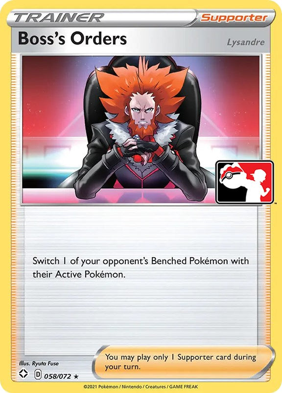 Boss's Orders (058/072) [Prize Pack Series One] - The Mythic Store | 24h Order Processing