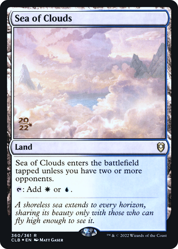 Sea of Clouds [Commander Legends: Battle for Baldur's Gate Prerelease Promos] - The Mythic Store | 24h Order Processing