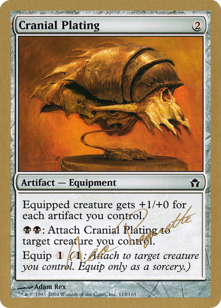 Cranial Plating (Aeo Paquette) [World Championship Decks 2004] - The Mythic Store | 24h Order Processing