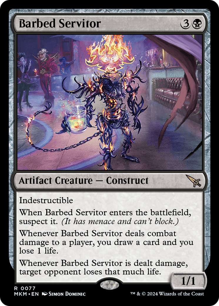 Barbed Servitor [Murders at Karlov Manor] - The Mythic Store | 24h Order Processing