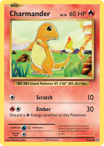 Charmander (9/108) [XY: Evolutions] - The Mythic Store | 24h Order Processing