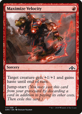 Maximize Velocity [Guilds of Ravnica] - The Mythic Store | 24h Order Processing