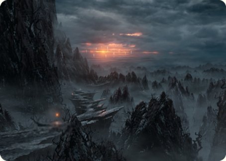 Sundown Pass Art Card [Innistrad: Crimson Vow Art Series] - The Mythic Store | 24h Order Processing