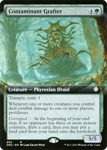 Contaminant Grafter (Extended Art) [Phyrexia: All Will Be One Commander] - The Mythic Store | 24h Order Processing