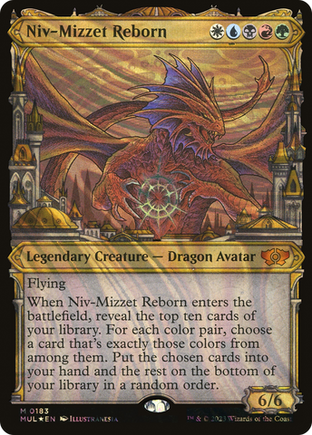 Niv-Mizzet Reborn (Halo Foil) [Multiverse Legends] - The Mythic Store | 24h Order Processing