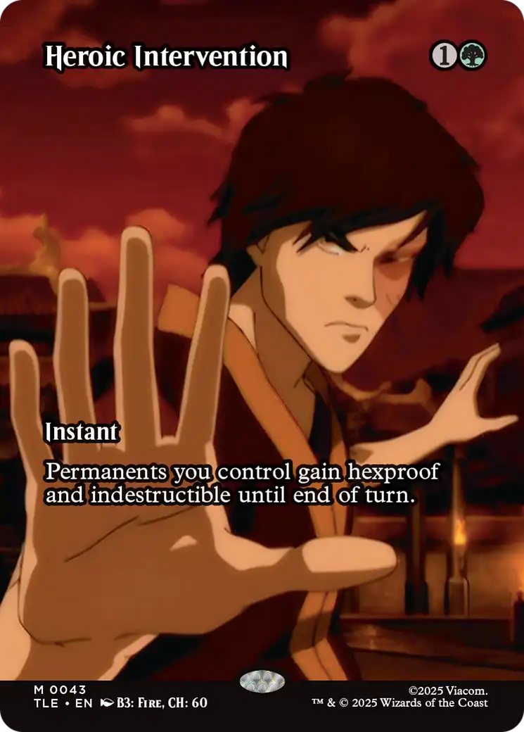 Heroic Intervention (Borderless) [Avatar: The Last Airbender: Eternal-Legal] - The Mythic Store | 24h Order Processing