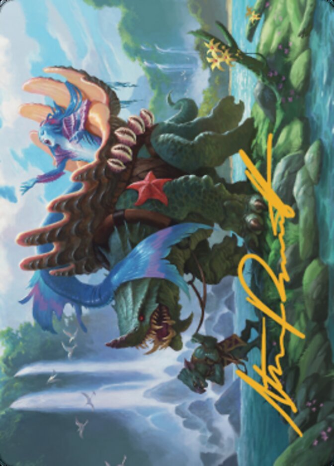Vodalian Mindsinger Art Card (Gold-Stamped Signature) [Dominaria United Art Series] - The Mythic Store | 24h Order Processing