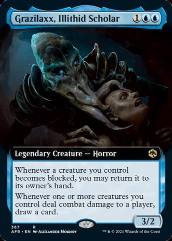 Grazilaxx, Illithid Scholar (Extended Art) [Dungeons & Dragons: Adventures in the Forgotten Realms] - The Mythic Store | 24h Order Processing