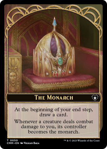 The Monarch // Dwarf Berserker Double-Sided Token [Commander Masters Tokens] - The Mythic Store | 24h Order Processing