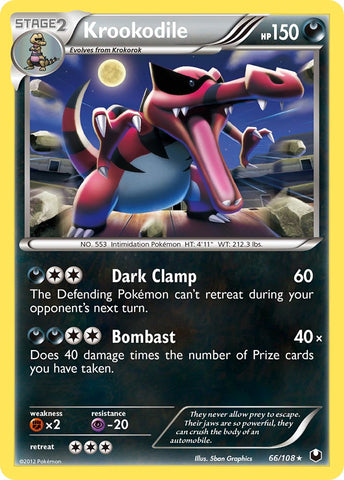 Krookodile (66/108) (Cosmos Holo) (Blister Exclusive) [Black & White: Dark Explorers] - The Mythic Store | 24h Order Processing