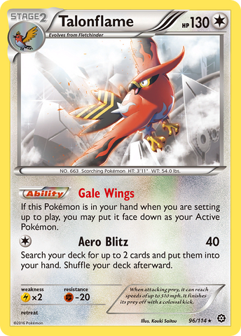 Talonflame (96/114) [XY: Steam Siege] - The Mythic Store | 24h Order Processing