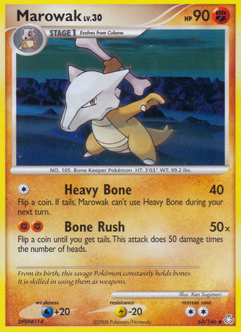 Marowak (63/146) [Diamond & Pearl: Legends Awakened] - The Mythic Store | 24h Order Processing