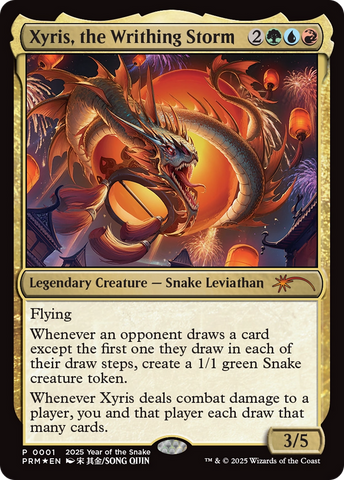 Xyris, the Writhing Storm (Year of the Snake 2025) [Standard Showdown Promos] - The Mythic Store | 24h Order Processing