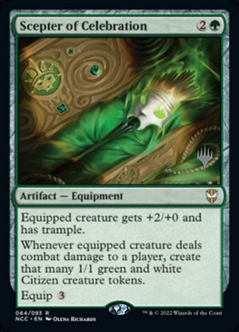 Scepter of Celebration (Promo Pack) [Streets of New Capenna Commander Promos] - The Mythic Store | 24h Order Processing