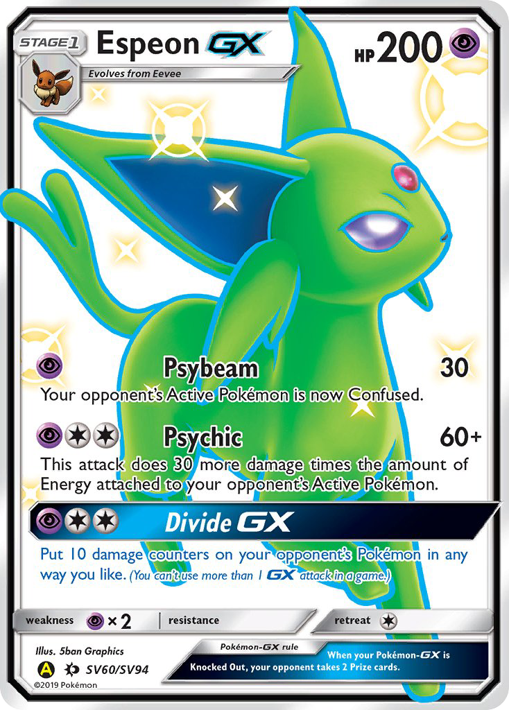 Espeon GX (SV60/SV94) [Sun & Moon: Hidden Fates - Shiny Vault] - The Mythic Store | 24h Order Processing
