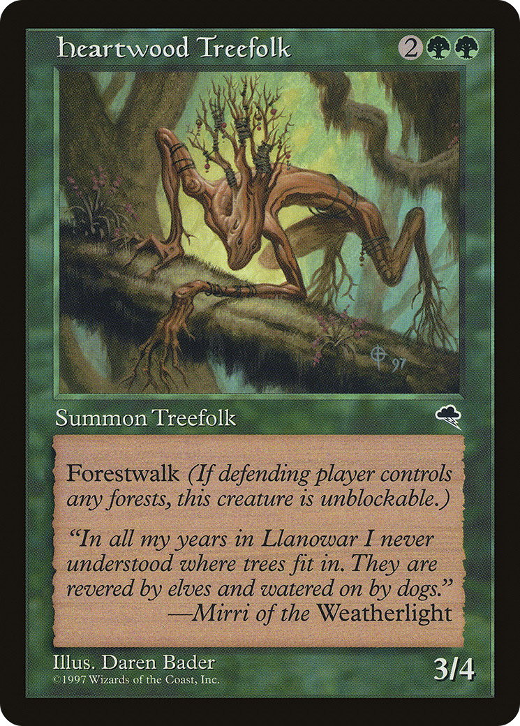 Heartwood Treefolk [Tempest] - The Mythic Store | 24h Order Processing