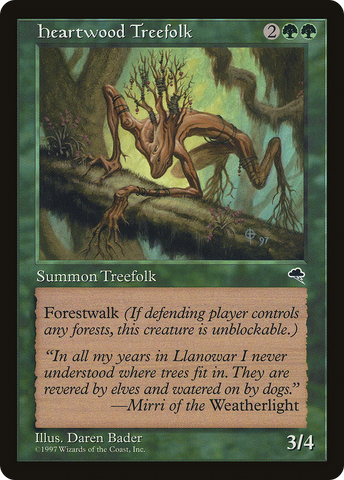 Heartwood Treefolk [Tempest] - The Mythic Store | 24h Order Processing