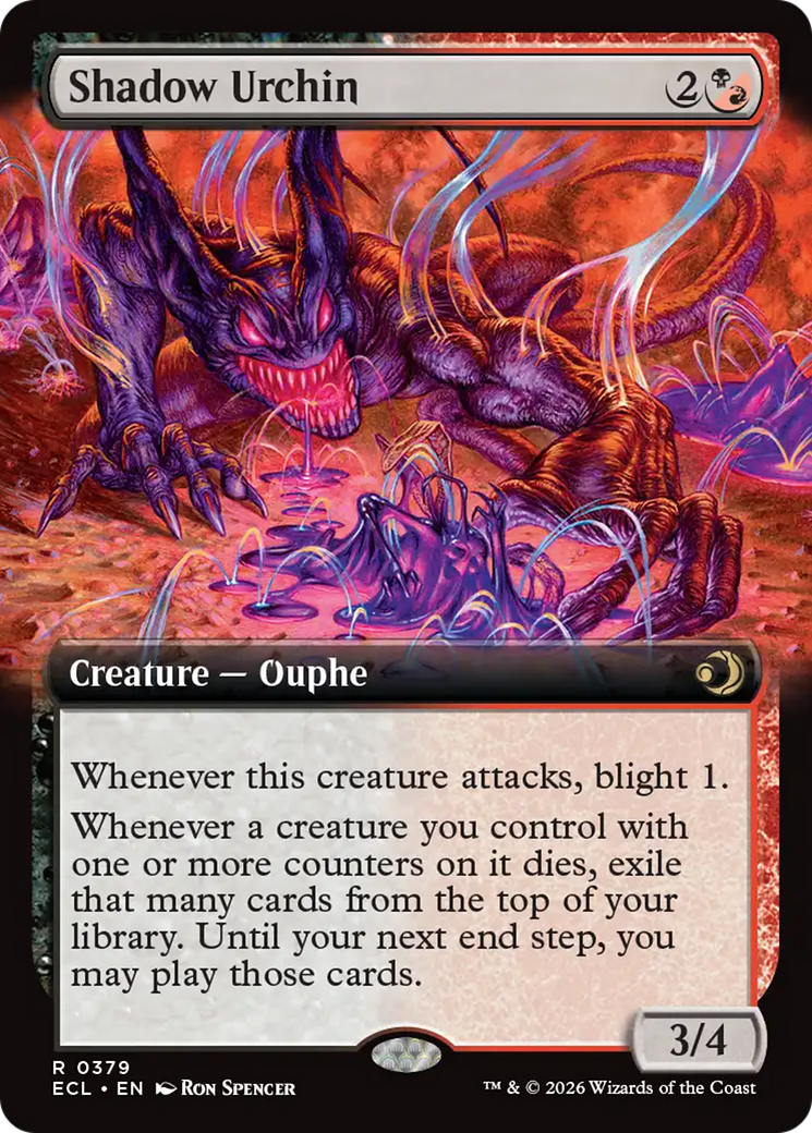 Shadow Urchin (Extended Art) [Lorwyn Eclipsed] - The Mythic Store | 24h Order Processing