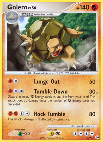 Golem (19/99) [Platinum: Arceus] - The Mythic Store | 24h Order Processing